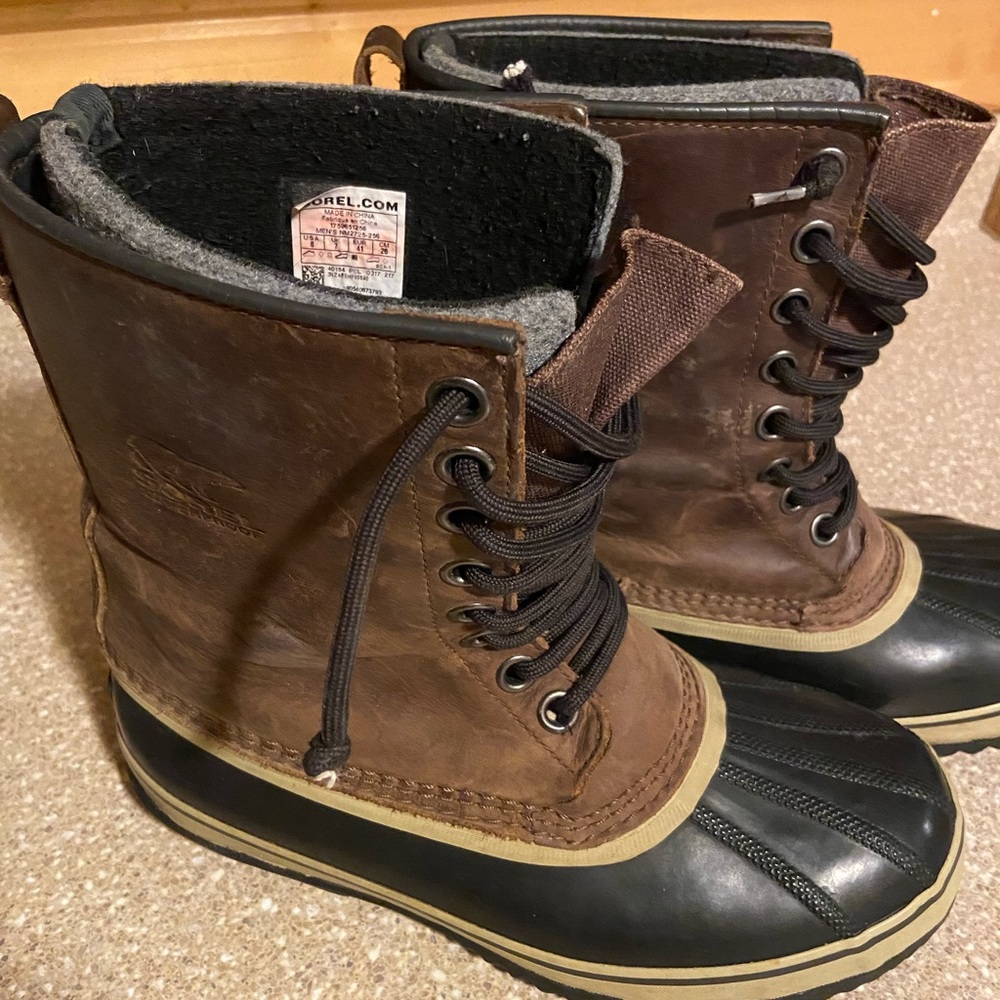 Mens Sorel warm winter boots